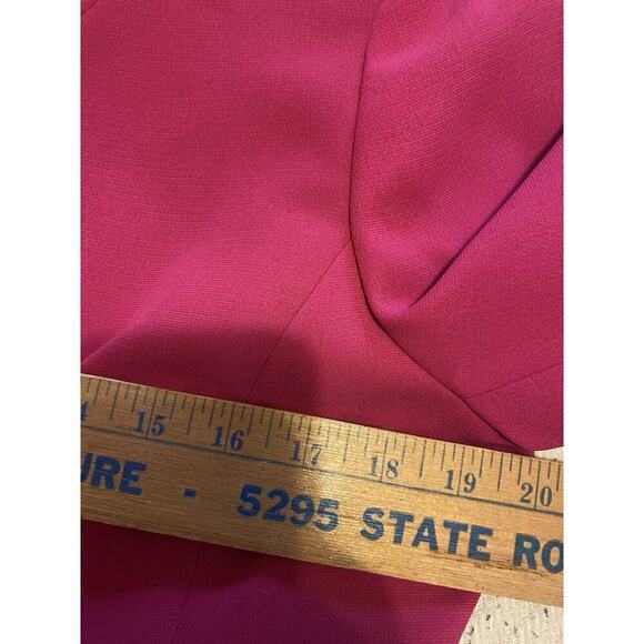 LE SUIT. Deep Pink Lined Long Sleeve Jacket. Size 10 Workwear. Formal Business - Picture 10 of 10